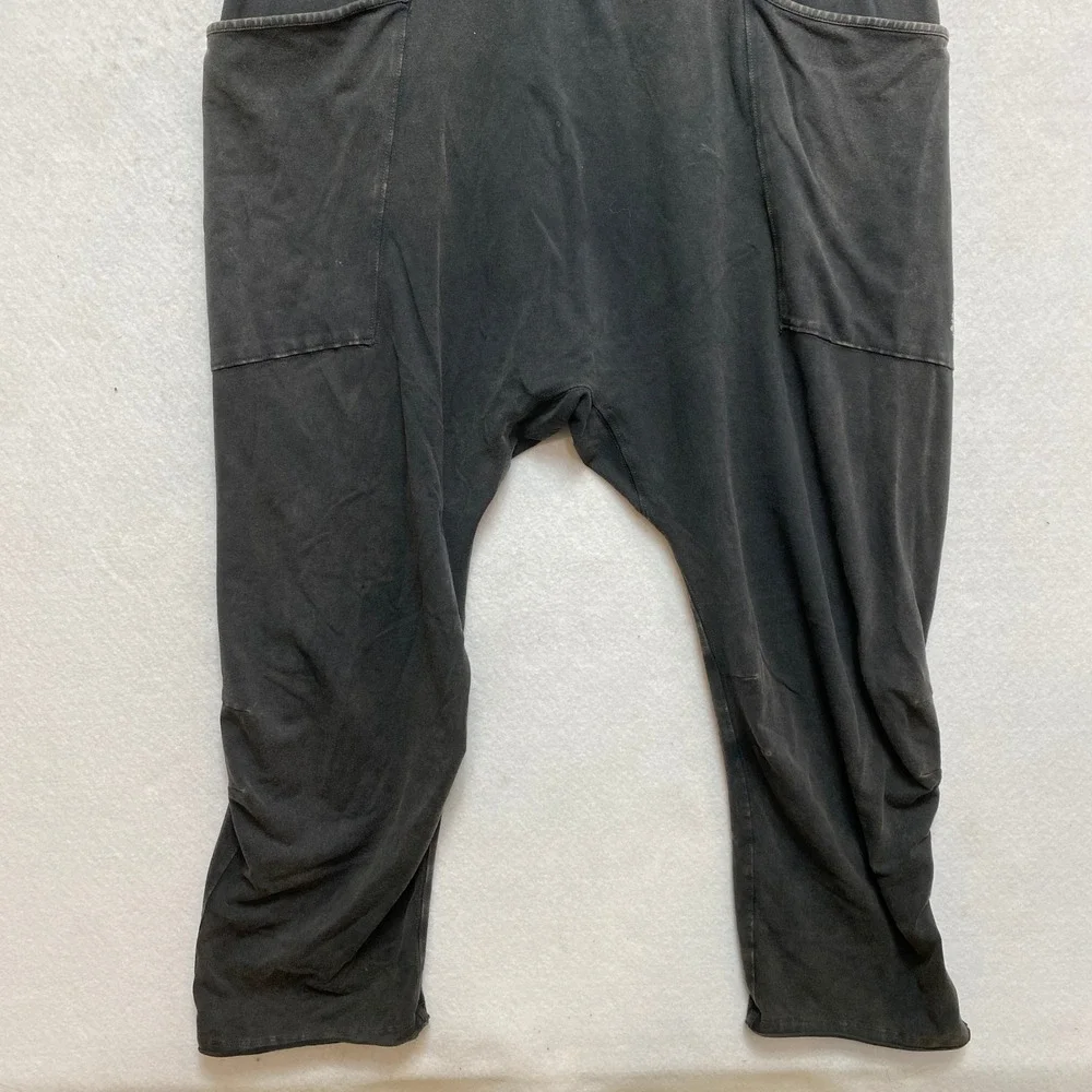 Free Movement FP Jumpsuit Overalls Womens Size Small Charcoal Harem Romper - Picture 3 of 9